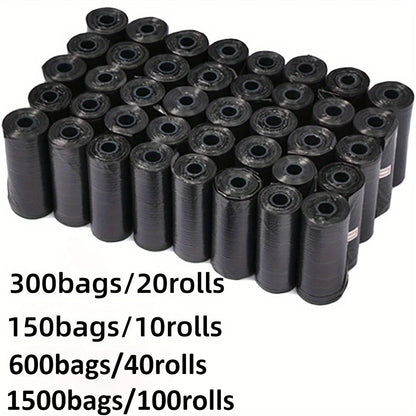 300/1500pcs Durable Leak-Proof Dog Poop Bags
