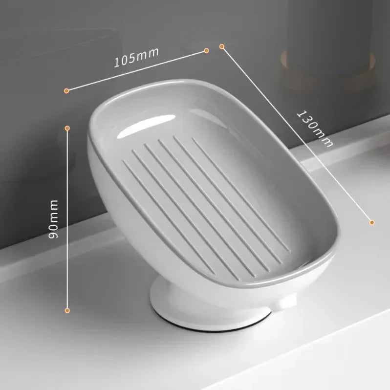 Super Suction Cup Soap Dish with Drain