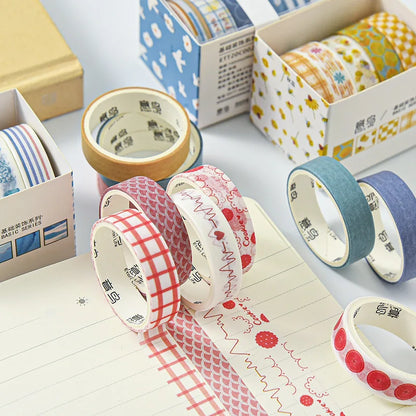 5-Piece Set of Decorative Washi Tapes