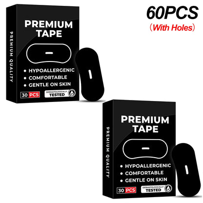 30/60Pcs Gentle Mouth Tape for Sleep – Anti-Snoring Strips to Keep Mouth Closed for Peaceful Nights at Home or Travel