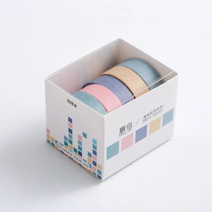 5-Piece Set of Decorative Washi Tapes