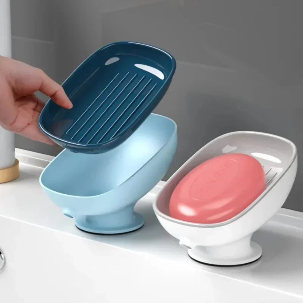 Super Suction Cup Soap Dish with Drain