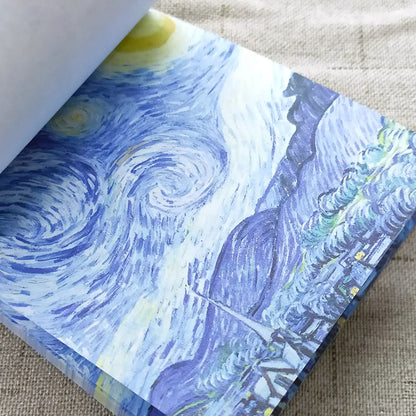 Monet & Van Gogh Inspired Painting Memo Pad