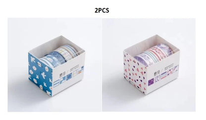 5-Piece Set of Decorative Washi Tapes