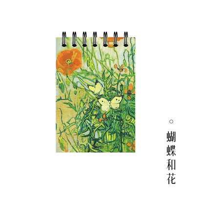 Monet & Van Gogh Inspired Painting Coil Binder